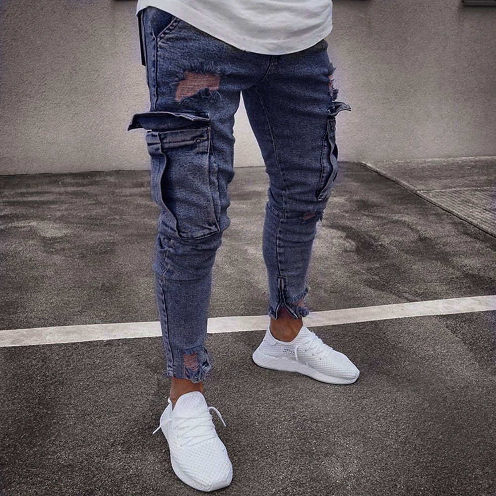 calça jeans stretch masculina