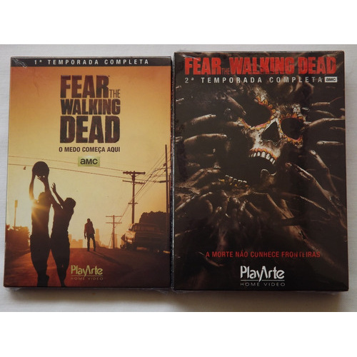 Box Dvd Fear The Walking Dead 1ª E 2ª Temporadas - Lacrados