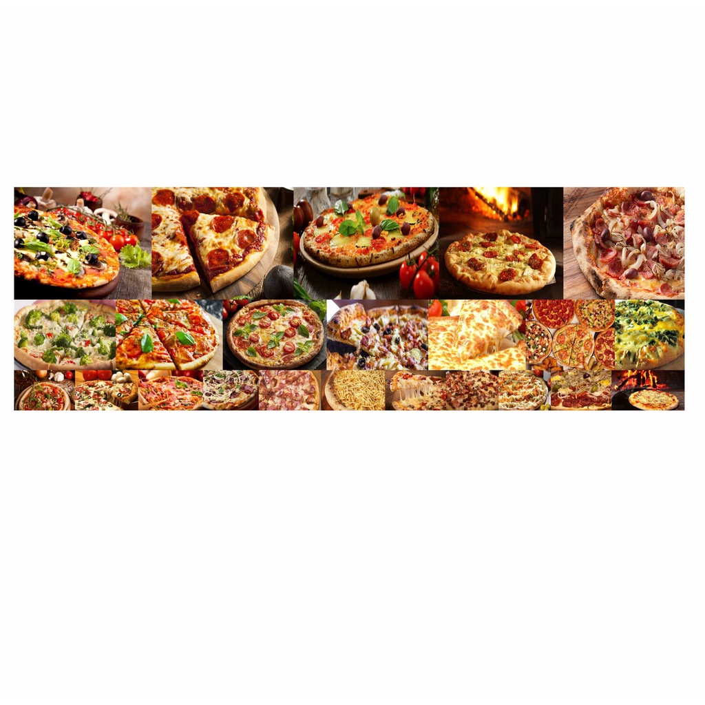 Adesivo Papel Parede Pizza Pizzaria Massas Fornearia Comida Italiana T11