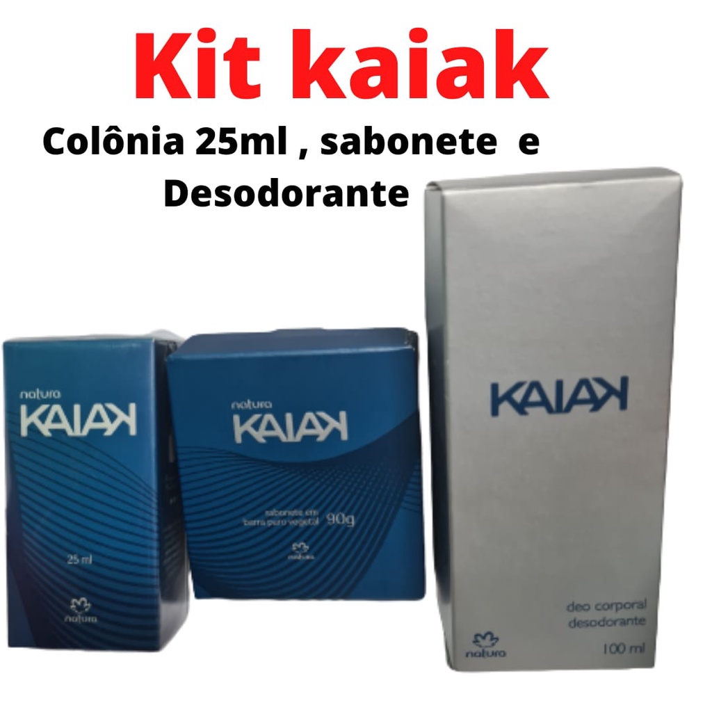 Kit Kaiak Perfume Kaiak Tradicional De Ml Sabonete G