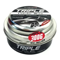 Cera em Pasta Triple Wax Paste 300g c/ Aplicador (Contém Polímeros sintéticos e cera de carnaúba Premium)