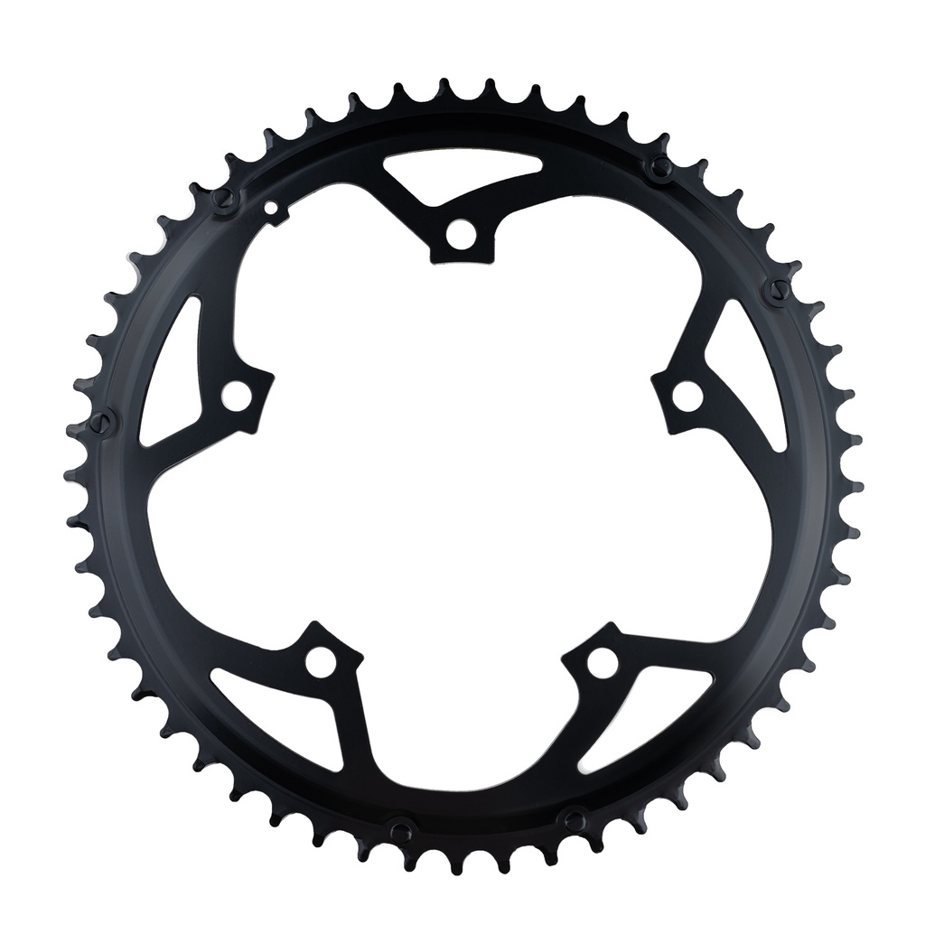 Coroa Bike Speed 53 Dentes 5 Furos BCD 130mm Preta bike bicicleta