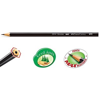 Lápis Preto Sextavado Eco Max N° 2 Faber Castell Unidade