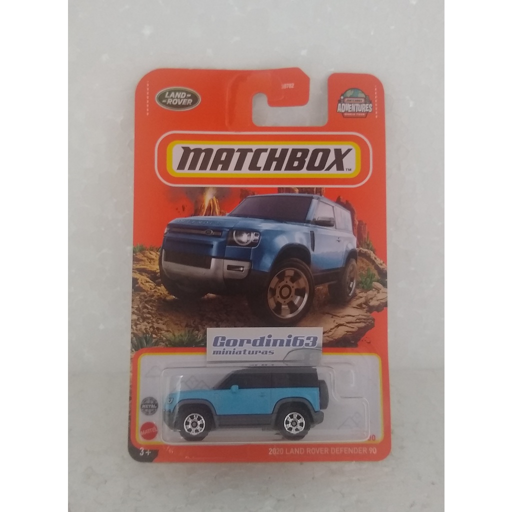 Matchbox 2020 Land Rover Defender 90 - Azul - Cód.061