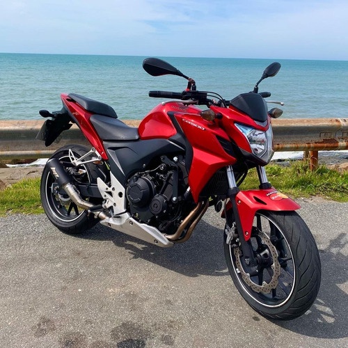 Escapamento Esportivo CB 500 Injetada Honda Ponteira Inox PRO HP
