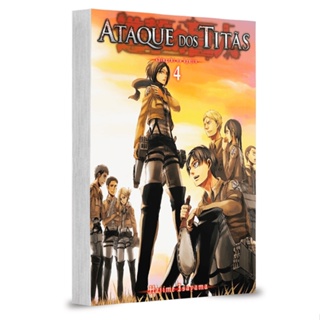 Mangá - Ataque dos Titãs - 04 - Série Original em Oferta na Shopee