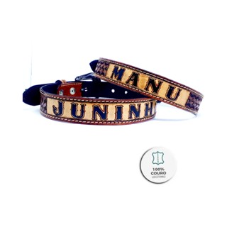 Cinto Infantil Country Personalizado Com Nome  100% Couro Legítimo - R-15 em Oferta na Shopee