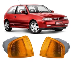 Par Lanterna Dianteira Pisca Seta Gol Parati Saveiro 1995 1996 1997 1998 1999 AM Encaixe Arteb