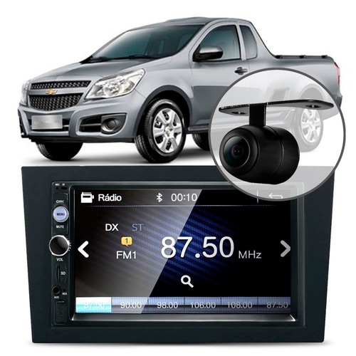 Kit Central Multimídia Bluetooth Montana + Camera + Moldura em Oferta na Shopee