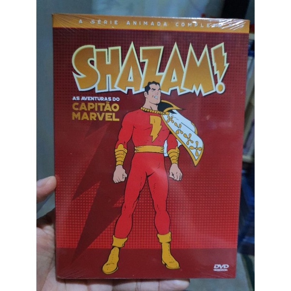 Dvd Shazam! As Aventuras Do Capitão Marvel Lacrado