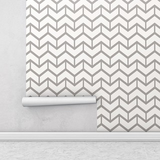 Papel de parede em tons cinza Para Sala e Quarto