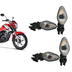 Pisca Seta Moto Titan 160 150 2014/ Fan 125 2014/ Fan Start 160 2014/2022 AWA Cristal G76