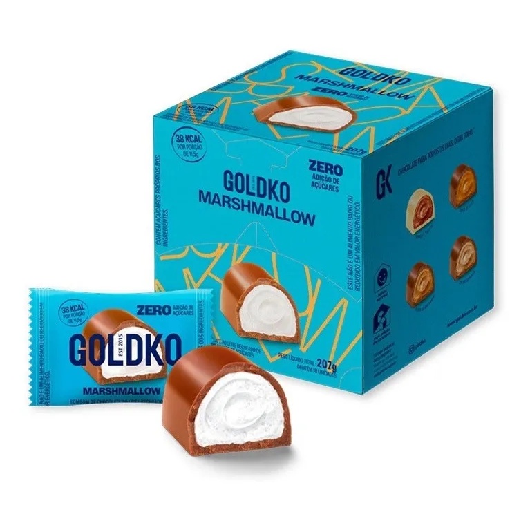 Chocolate Goldko Marshmallow - Comprar com Melhor Preço em Lanches