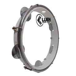 Pandeiro 10" Polegadas Pele Cristal Luen Promoção Profissional