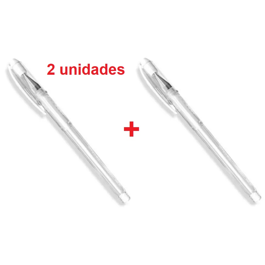 2 x Caneta para design de sobrancelhas micropigmentação gel branca microblading marcação da pele