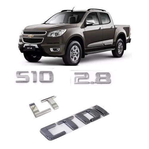 Kit Emblemas S10 Lt 2.8 Ctdi - Gm - Completo