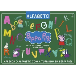 Peppa Pig - Prancheta para Colorir Supersérie