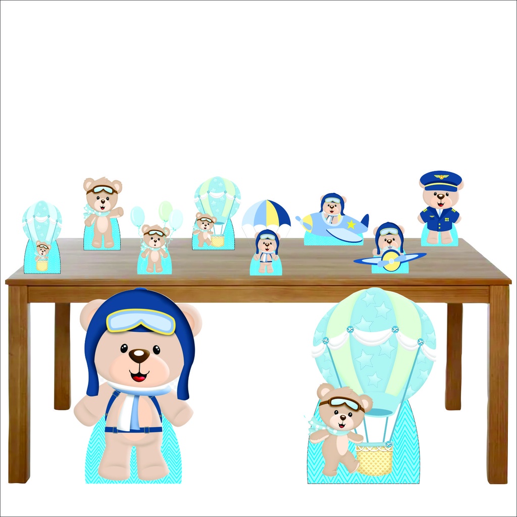 Kit Totens Display URSINHO BALOEIRO - Display para chão e mesa