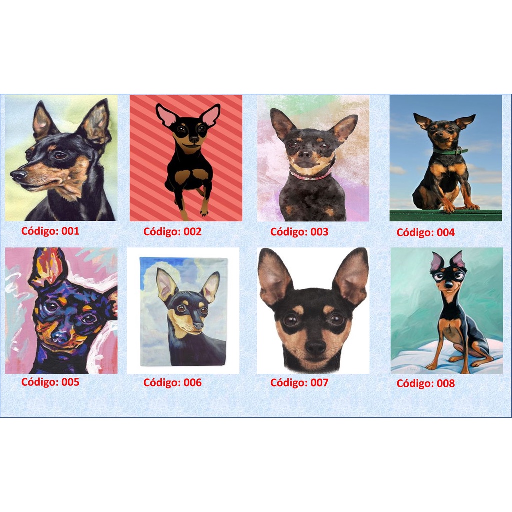 Pinscher - Pincher - Cachorro - Placa decorativa em MDF