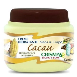 Creme Hidratante Cacau  Crismas 230 G Mãos E Corpo