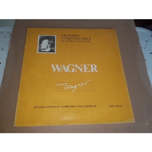 Lp Wagner - Grandes Compositores ( Abril Cultural )