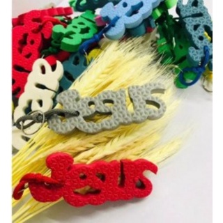 50 chaveiros Jesus e.v.a lembrancinhas evangélicas