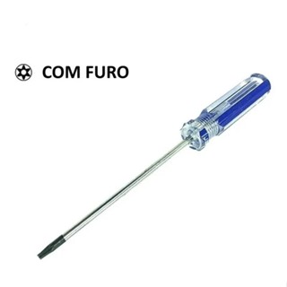 Chave Torx T9 Com Furo TR9 T9H 130mm (13 centímetros) Torx Security em Oferta na Shopee