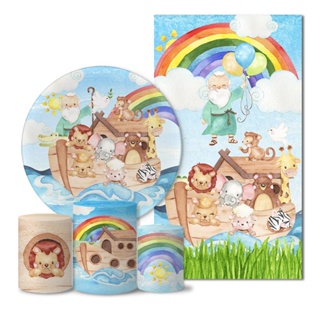 Trio Capas + Paineis Casado Tema Arca de Noe Veste Facil em Oferta na Shopee