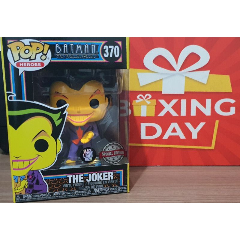 Funko Pop! The Joker Black Light 370 Original Shopee Brasil