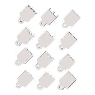 Mini Espátula Acrílico Decorativa Kit 12 Unidades Para Bolo em Oferta na Shopee