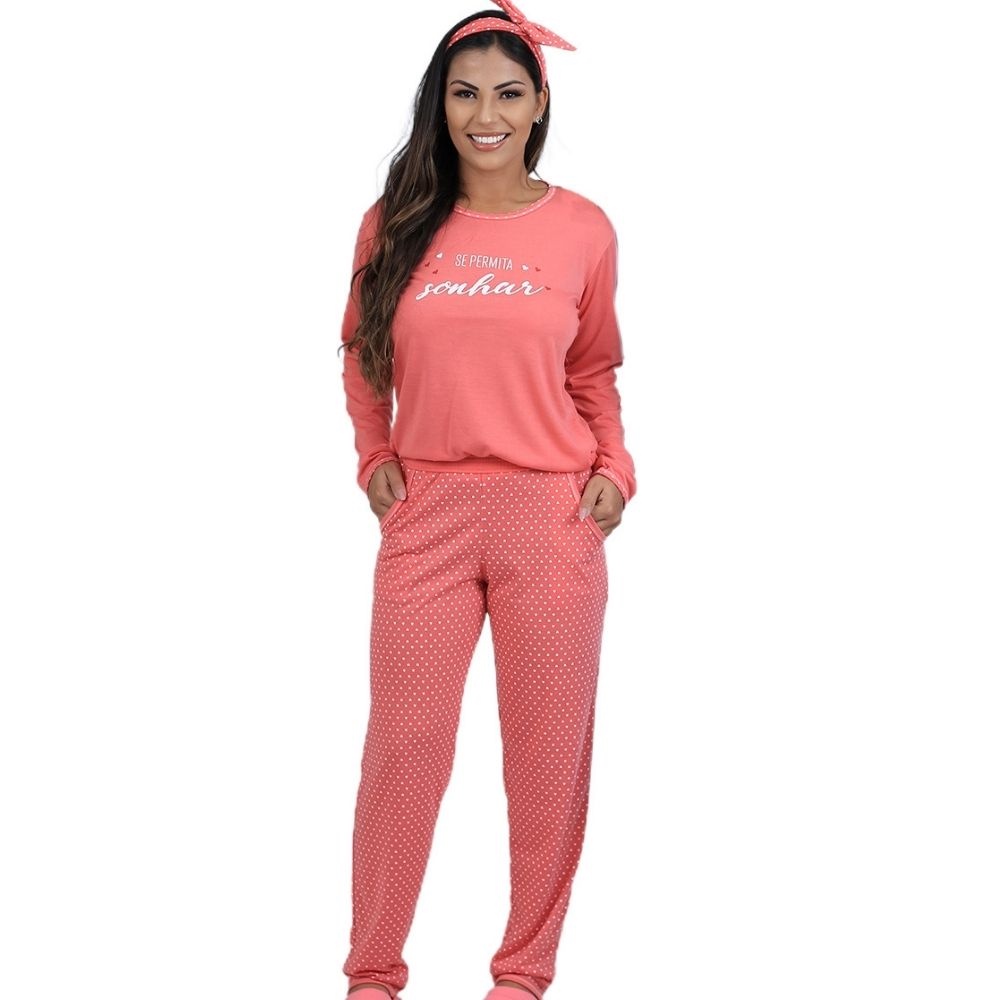 PIJAMA HOJAS DE NIEVE MANGA CORTA BLACK/WHITE