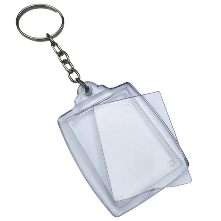 Chaveiro Acrilico Transparente Lembrancinha Propanga foto 3x4 com 20 unidades em Oferta na Shopee