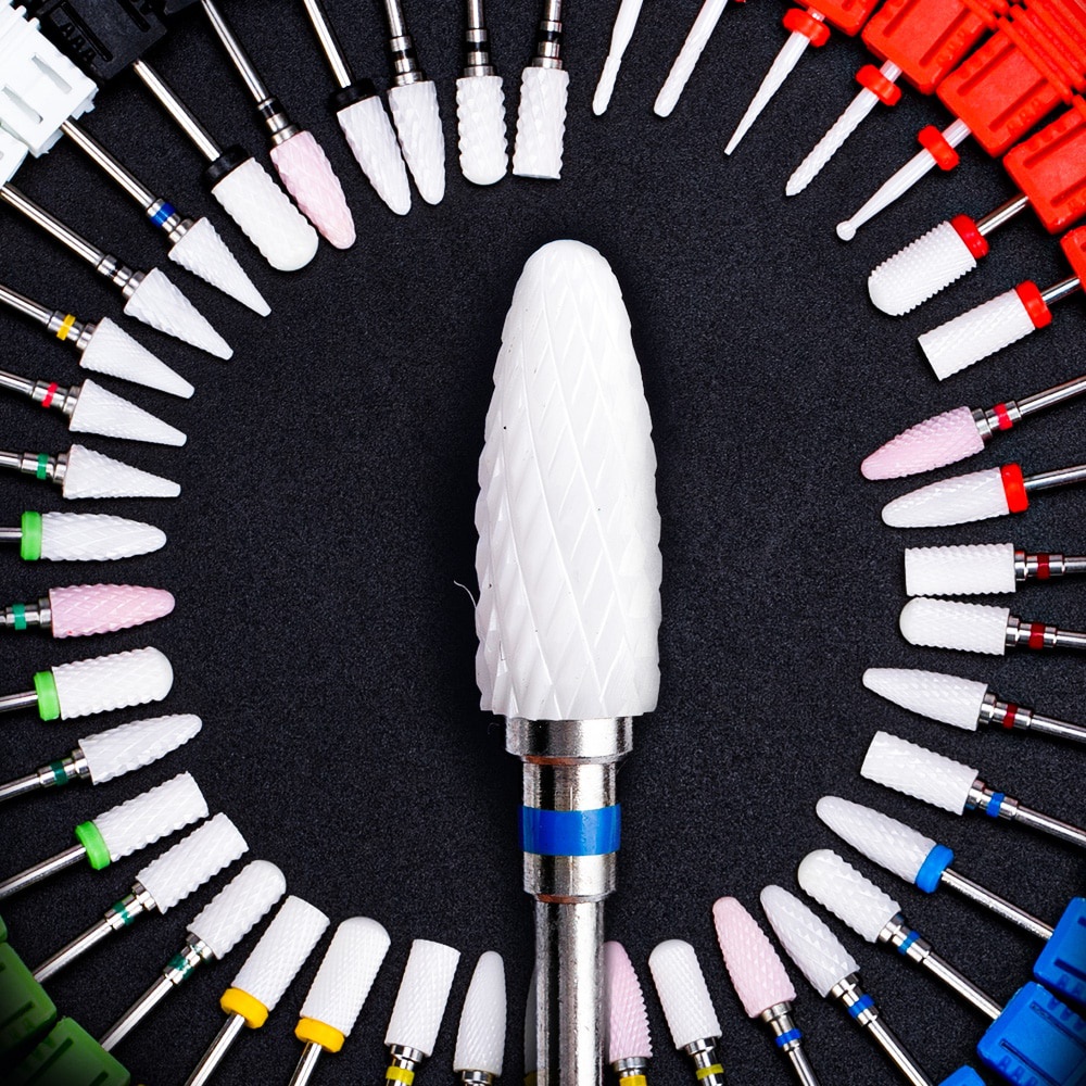 Unidade Broca Cerâmica Profissional Unha Gel Porcelana Nail Art