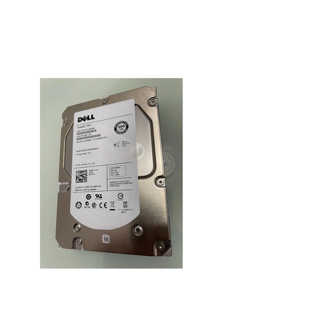 Hd Servidor Dell 300gb 15k.7 Sas 6gbps St3300657ss 0f617n