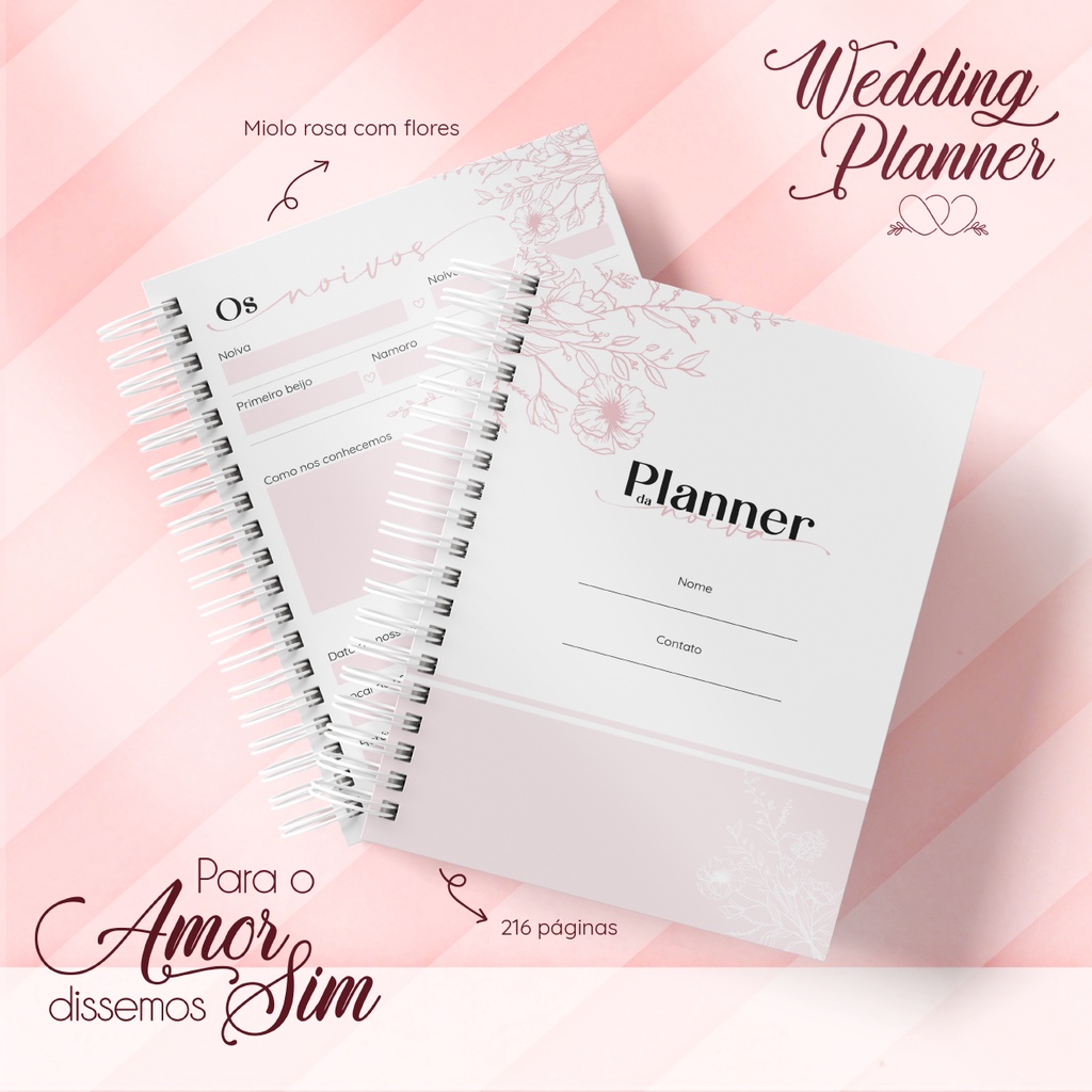 Planner Da Noiva - Agenda para organizar o casamento