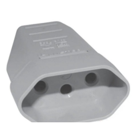 Plug Fêmea 10A 250V 3 Pinos Plugue Desmontável Novo padrão de tomada