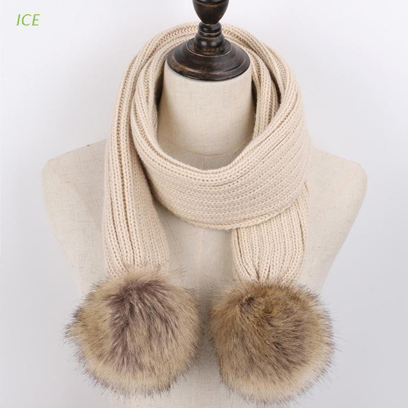 2 Peças Conjunto Infantil Touca / Gorro / Cachecol Com Pompom / Pompom /  Pompom Para Bebês | Shopee Brasil