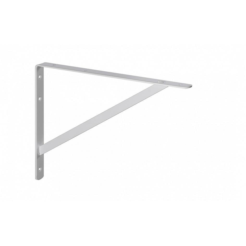 MFL 50 MÃO FRANCESA LEVE 50CM. Suporte em L (Mão Francesa) em aço carbono com 260x485mm, cantoneira para prateleira, suporte pra prateleira, suporte  reforçado , cantoneira super forte, cantoneira prateleira