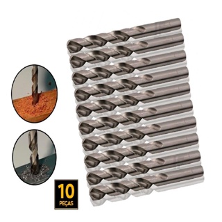Jogo De Brocas Para Aço E Madeira 9,0mm 10 Peças Mtx em Oferta na Shopee