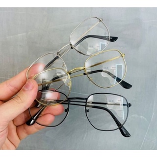 Armação Óculos Hexagonal de Como Acessório Masculino Feminino