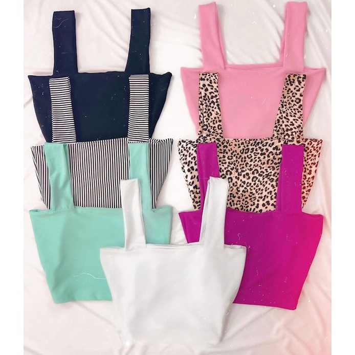 Cropped Alça Grossa em Oferta na Shopee