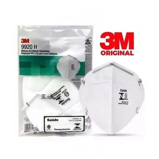 Kit com 5 Máscaras 3M Hospitalar 9920H Original (PFF2 N95 ...