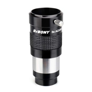 SVBONY SV136 Lente Barlow 1,25" 3x Full Metal, Alta Resolução e Correção Cromática Avançada Para Oculares de Telescópio em Oferta na Shopee