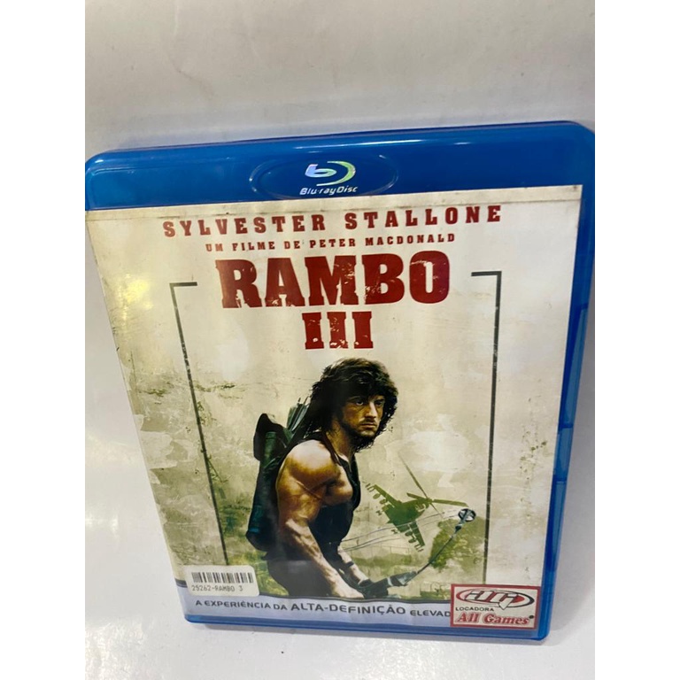 RAMBO+3+4 E PROGRAMADO PARA MATAR - BLURAY USADO