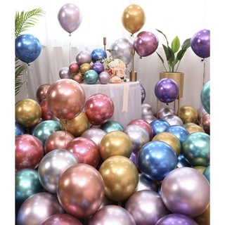 25 Balões  Metalizados cromados Bexigas Metalizadas cromadas 5 Polegadas// em Oferta na Shopee