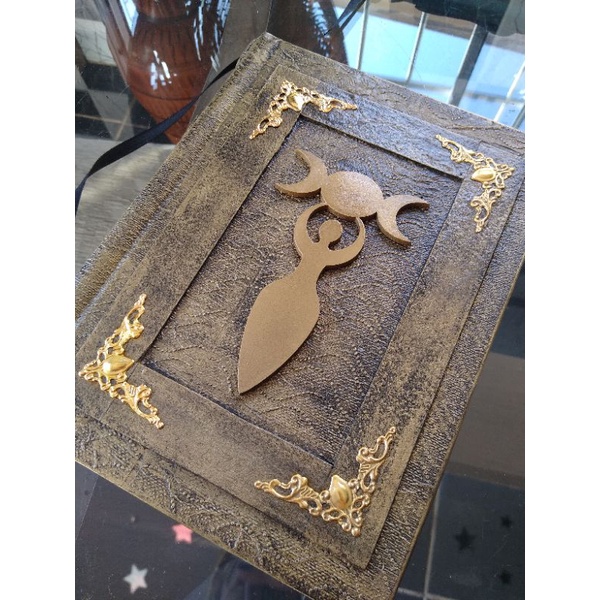Grimorio Livro das Sombras Deusa Tríplice Wicca 200 Folhas