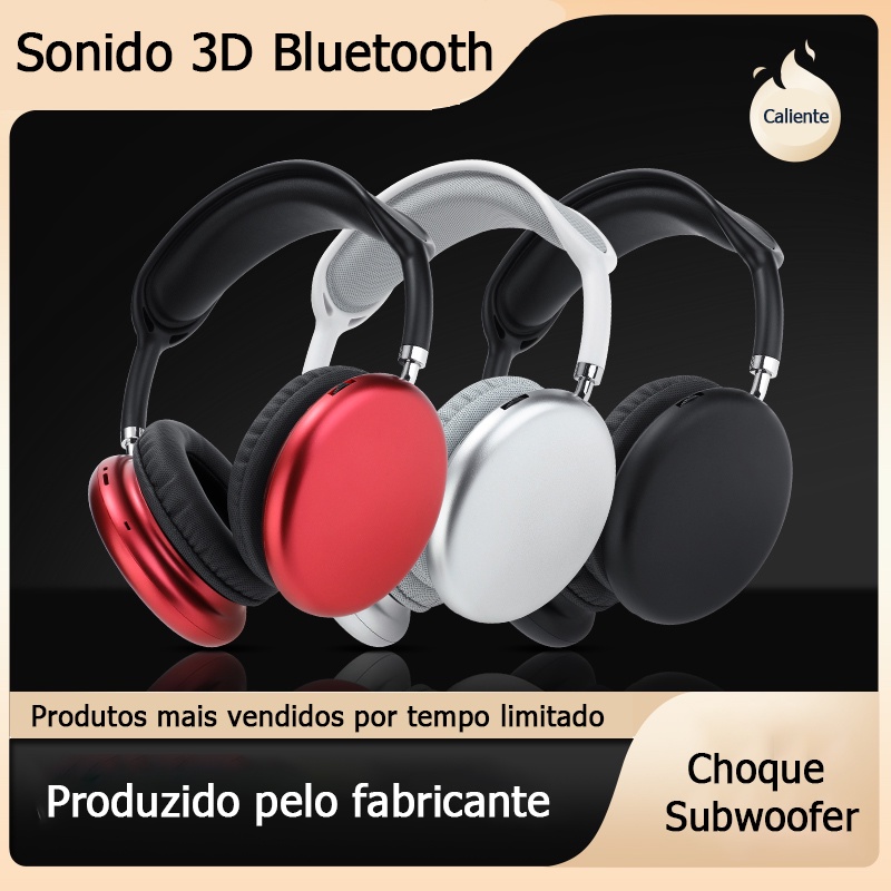 AirPods max ANC Fones de ouvido para jogos sem fio H2 Fone de ouvido compatível com Bluetooth Fone de ouvido estéreo de graves profundos estéreo com fio Microfone IOS / ANDROID para jogadores