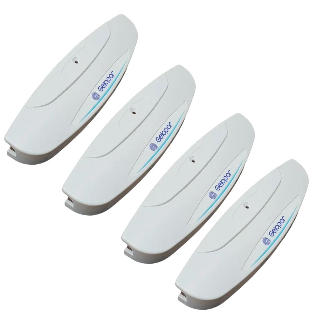 Kit 4 Puxadores Freezer Gelopar Original Ghba-ghbs/410/510