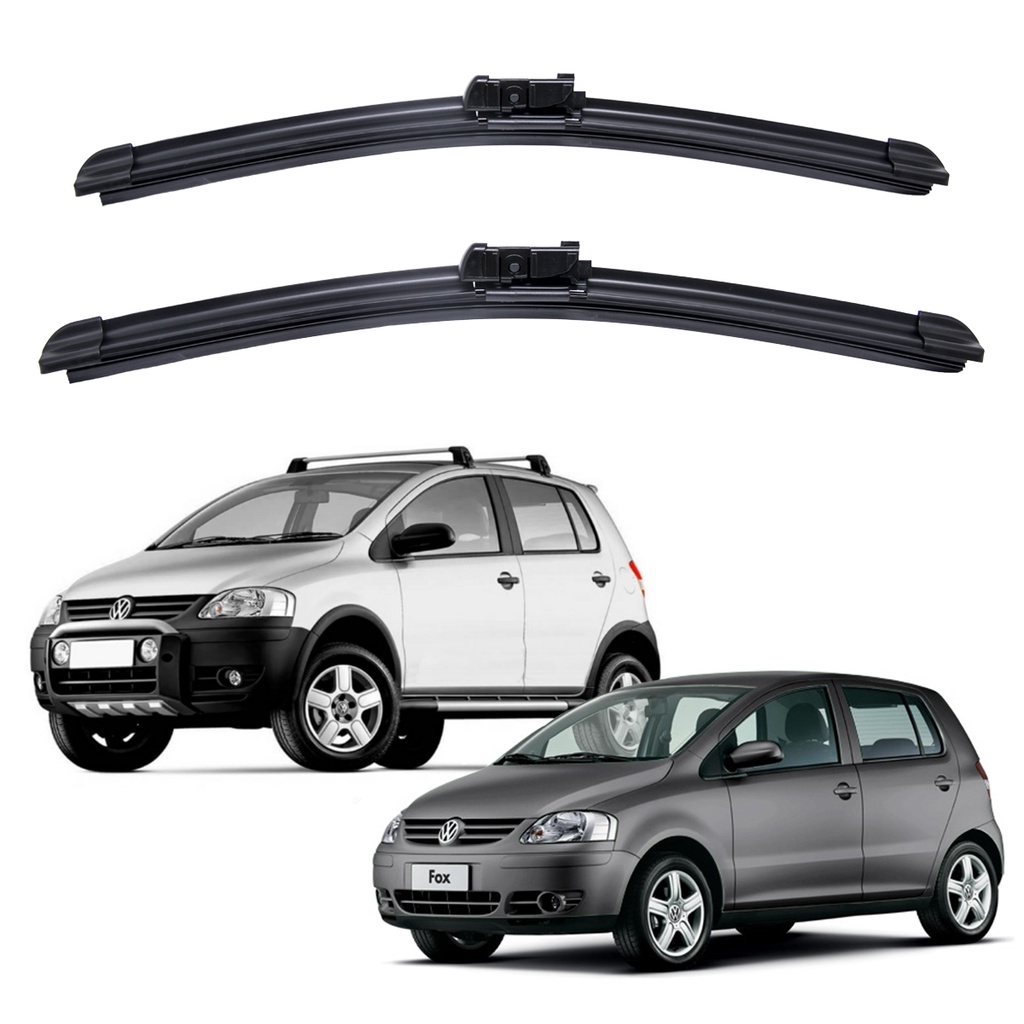 Par Palhetas Limpador Para-brisa Volkswagen Crossfox Fox 2003 A 2009 - Spare Parts and Accessories for Vehicles