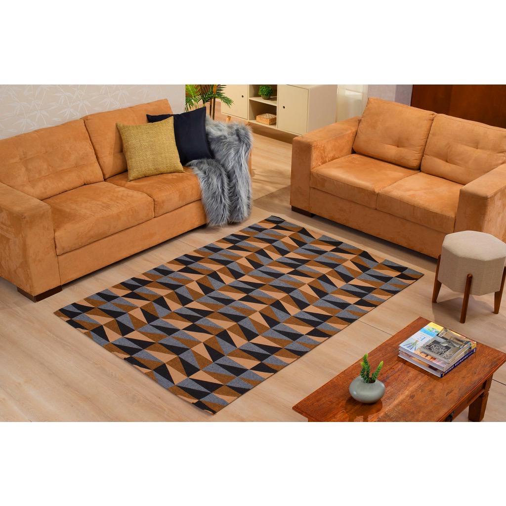 tapete-carpete-marrom-emborrachado-1-40-x-1-00-geom-trico-para-quarto